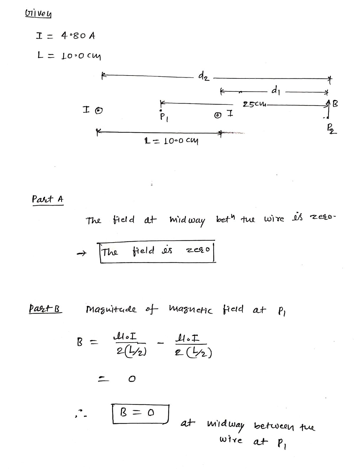 Physics homework question answer, step 1, image 1