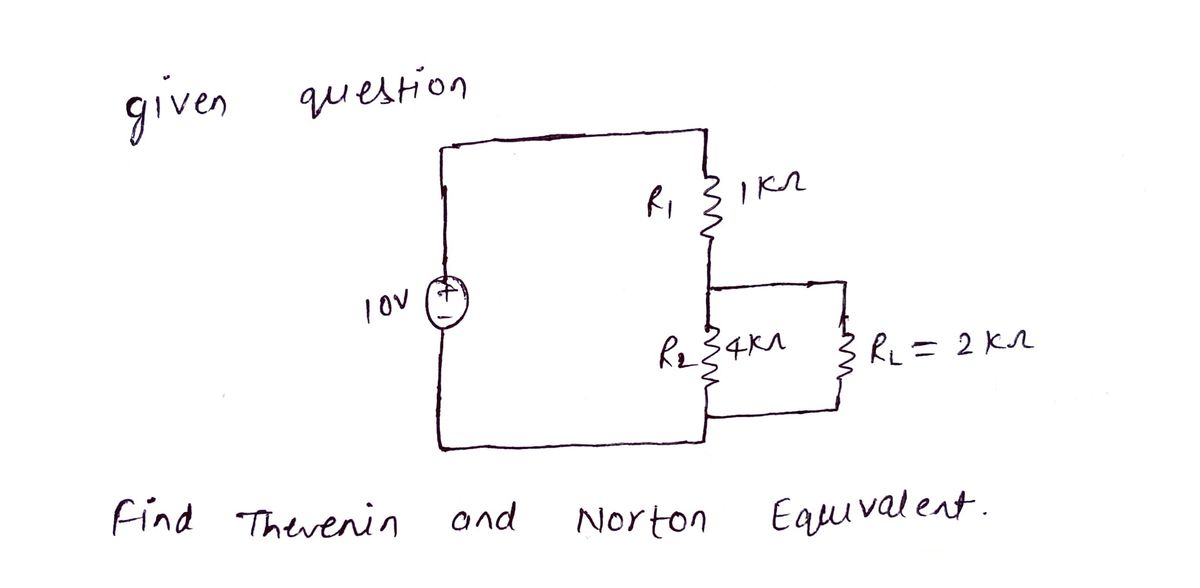 Electrical Engineering homework question answer, step 1, image 1