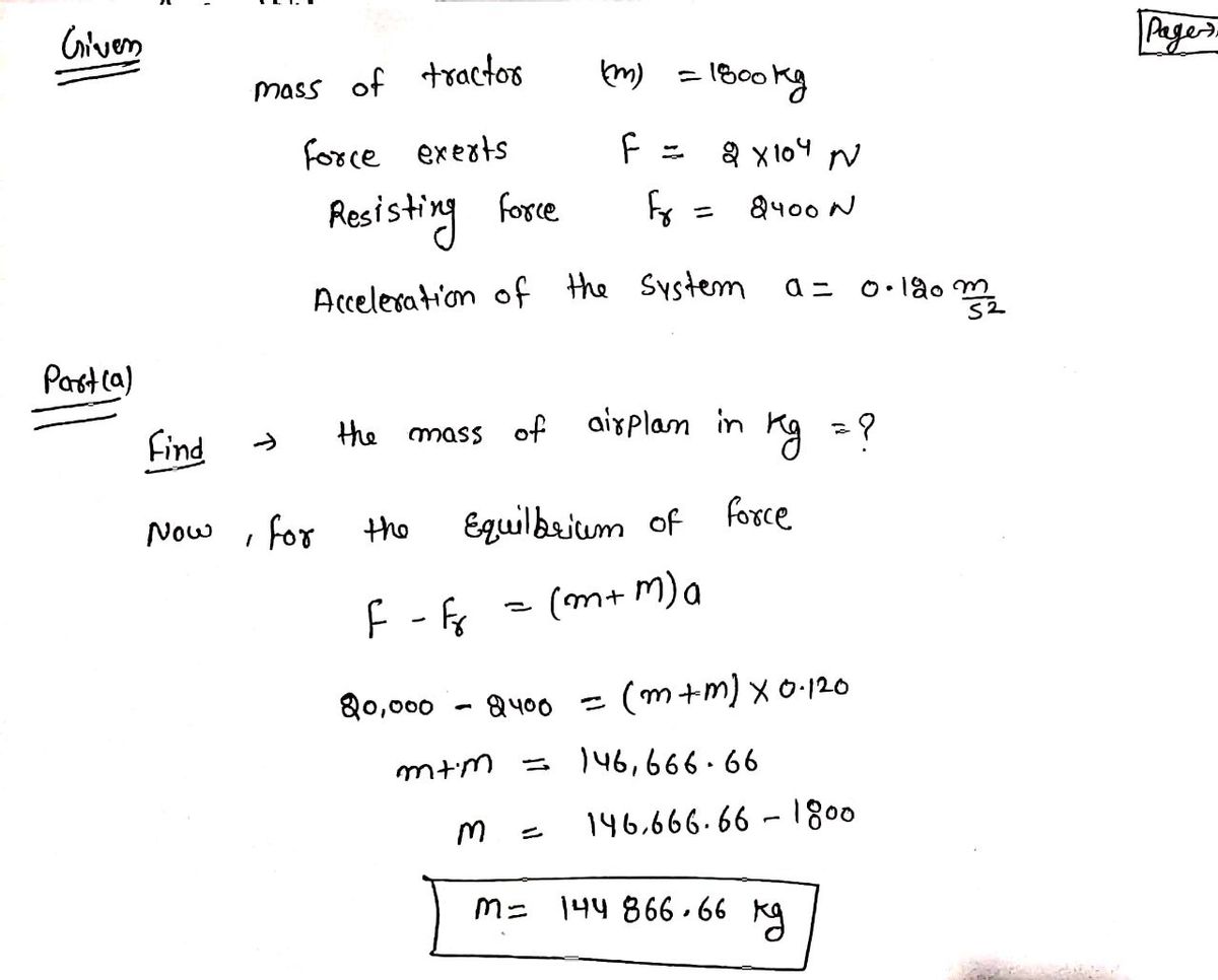 Physics homework question answer, step 1, image 1