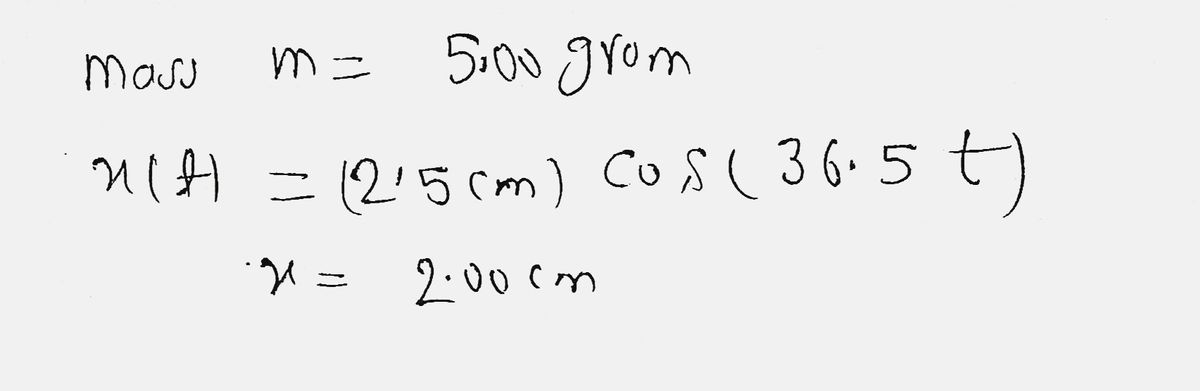 Physics homework question answer, step 1, image 1