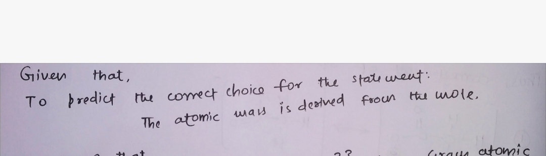 Chemistry homework question answer, step 1, image 1