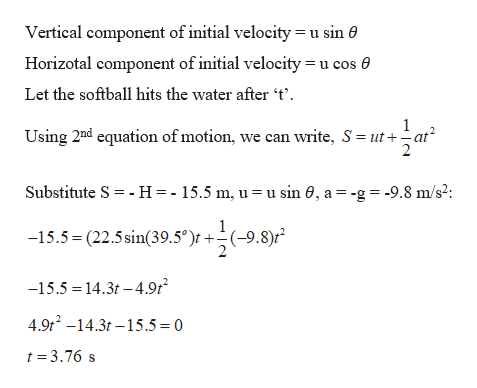 Answered: A physics student stands on a cliff… | bartleby