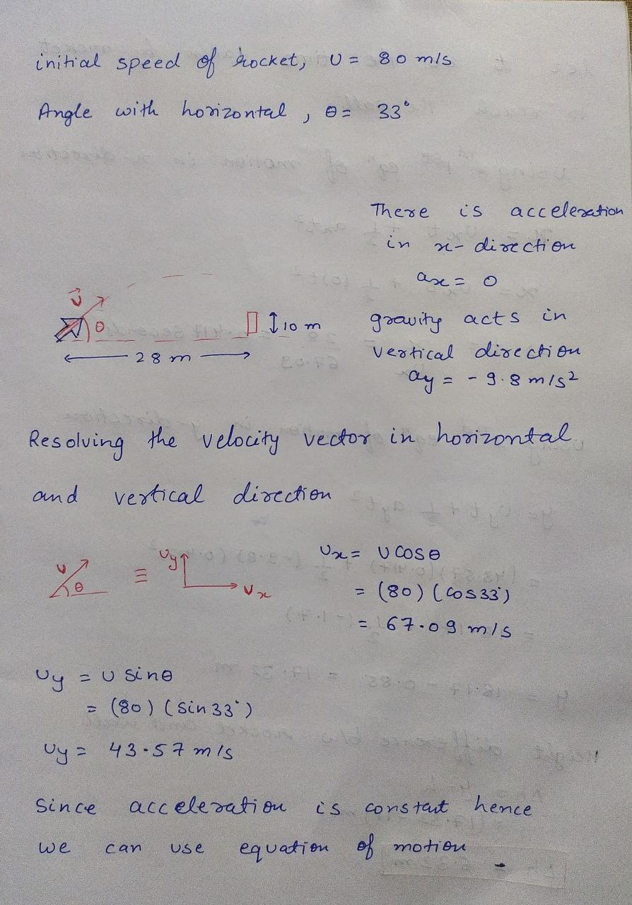 Physics homework question answer, step 1, image 1