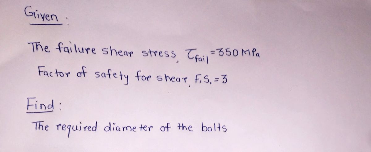 Mechanical Engineering homework question answer, step 1, image 1