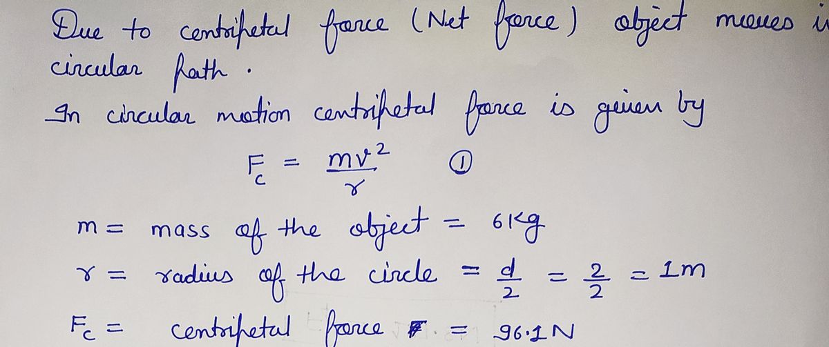 Physics homework question answer, step 1, image 1