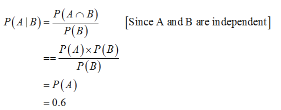 Answered: For Two Independent Events, A And B,… | Bartleby