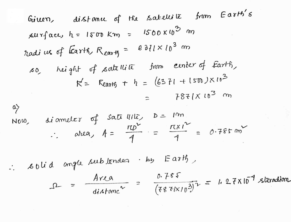 Earth Science homework question answer, step 1, image 1