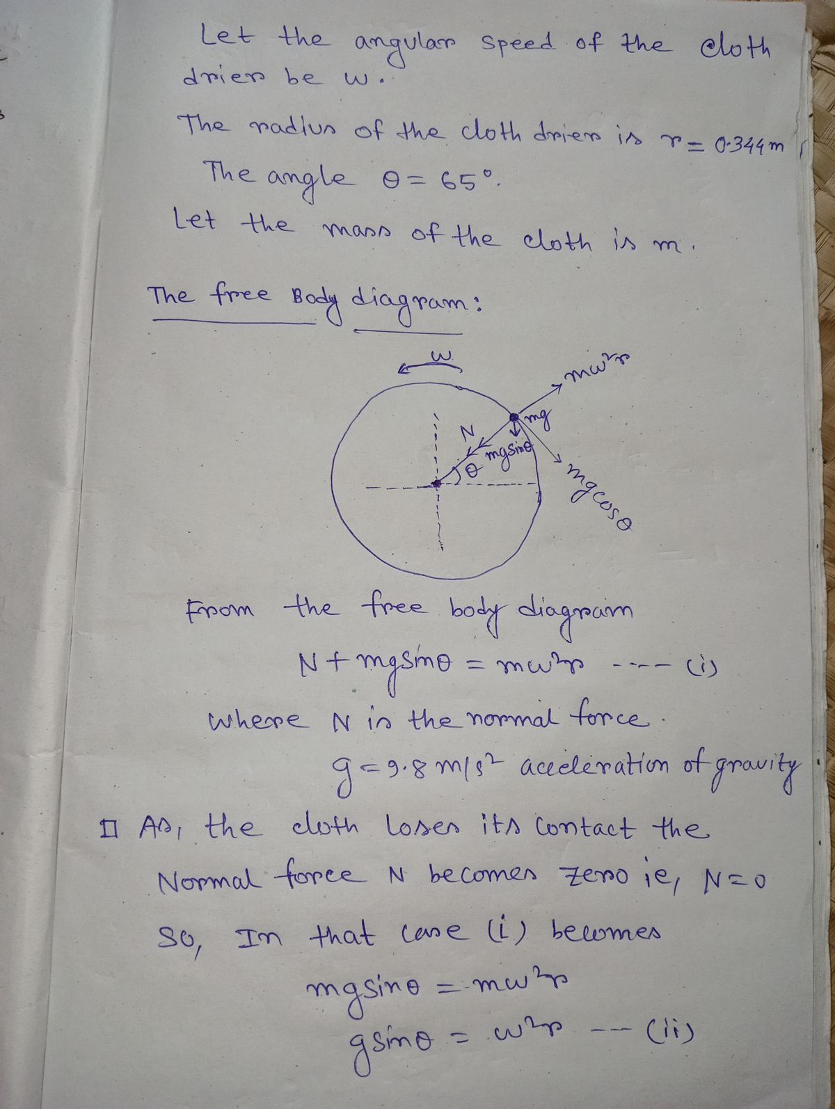 Physics homework question answer, step 1, image 1