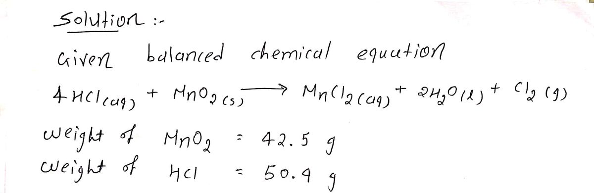 Chemistry homework question answer, step 1, image 1