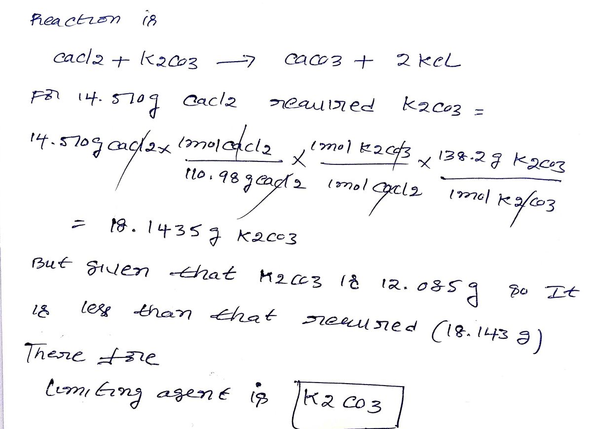 Chemistry homework question answer, step 1, image 1