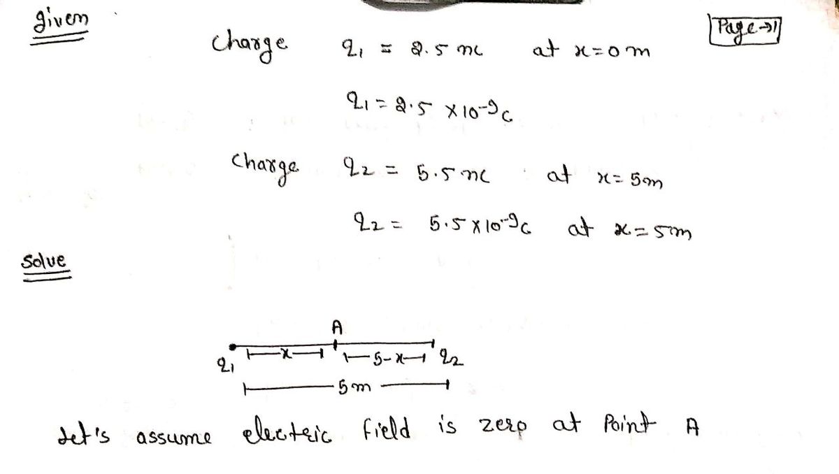 Physics homework question answer, step 1, image 1