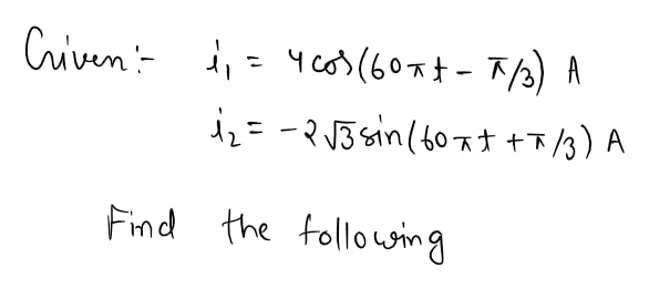 Electrical Engineering homework question answer, step 1, image 1