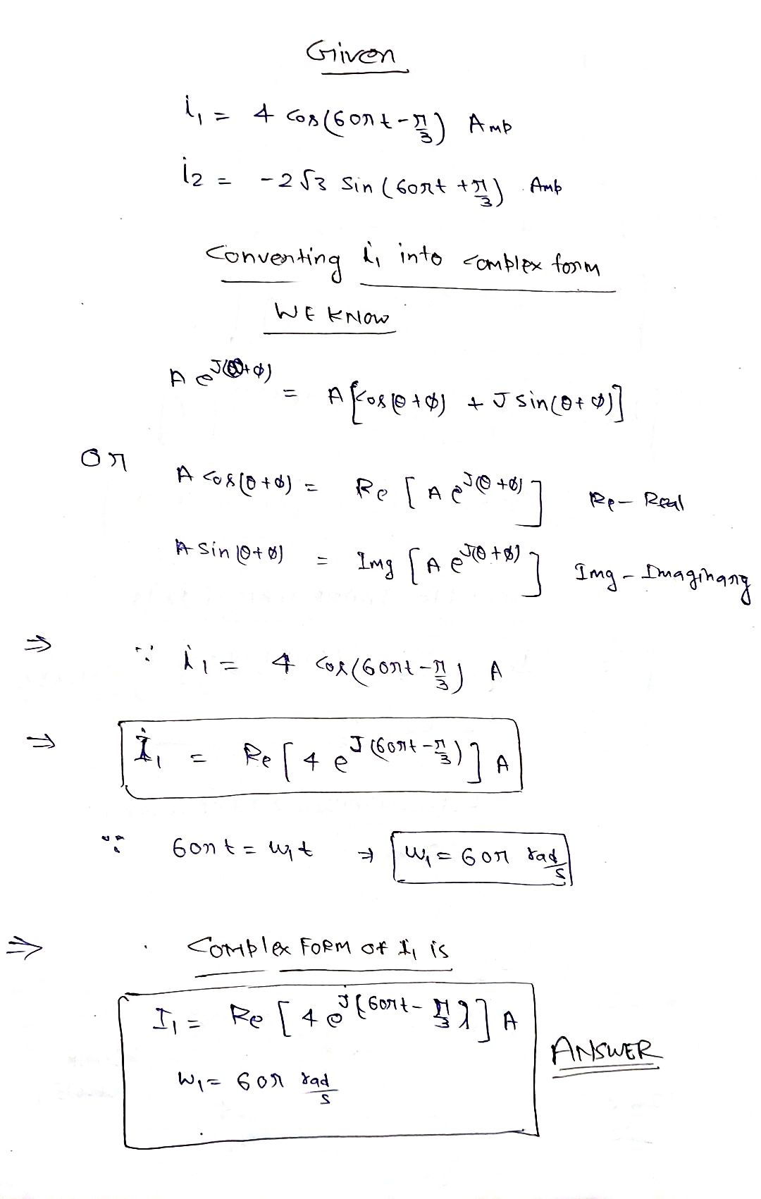 Electrical Engineering homework question answer, step 1, image 1