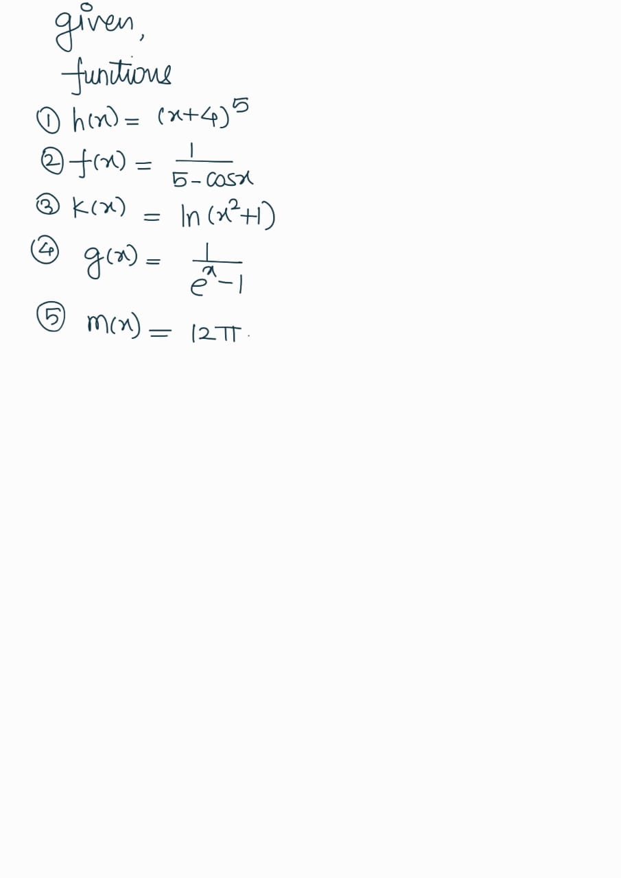 Calculus homework question answer, step 1, image 1