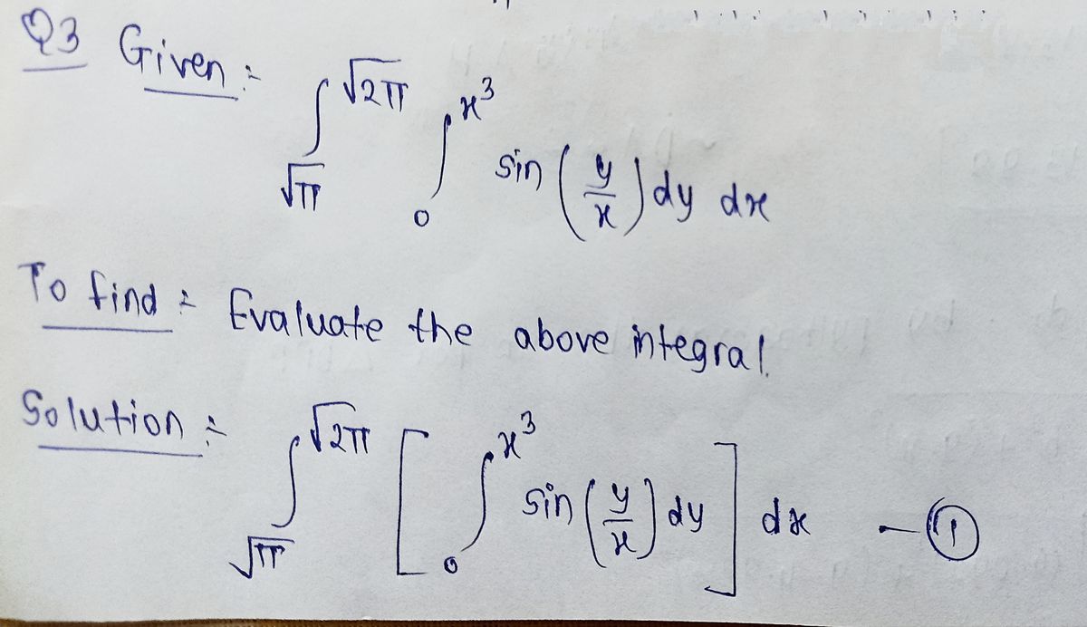 Advanced Math homework question answer, step 1, image 1