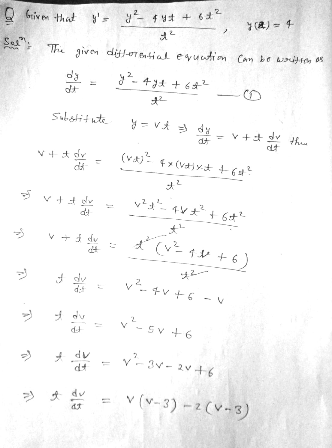 Advanced Math homework question answer, step 1, image 1