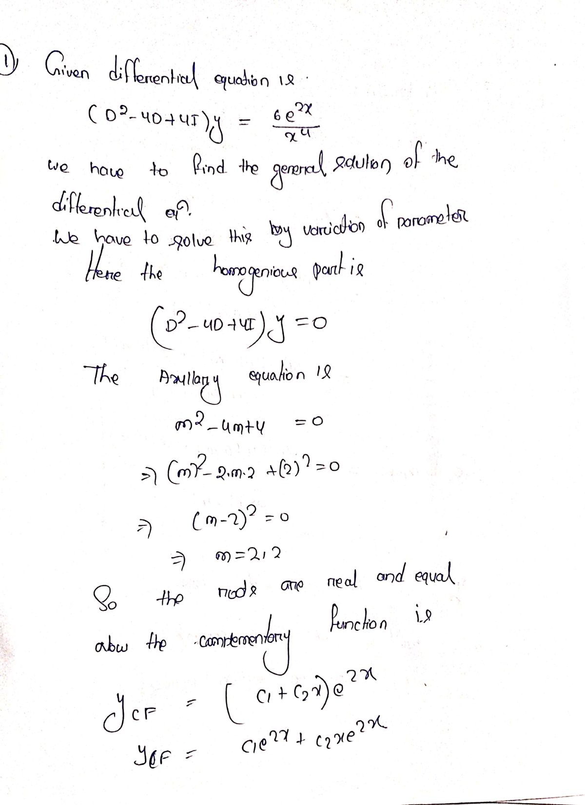 Advanced Math homework question answer, step 1, image 1