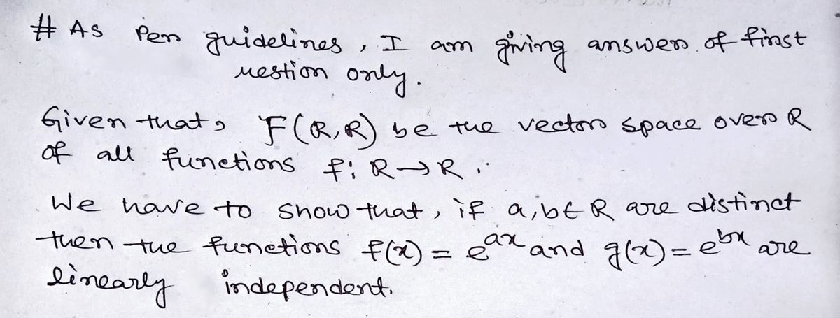 Advanced Math homework question answer, step 1, image 1