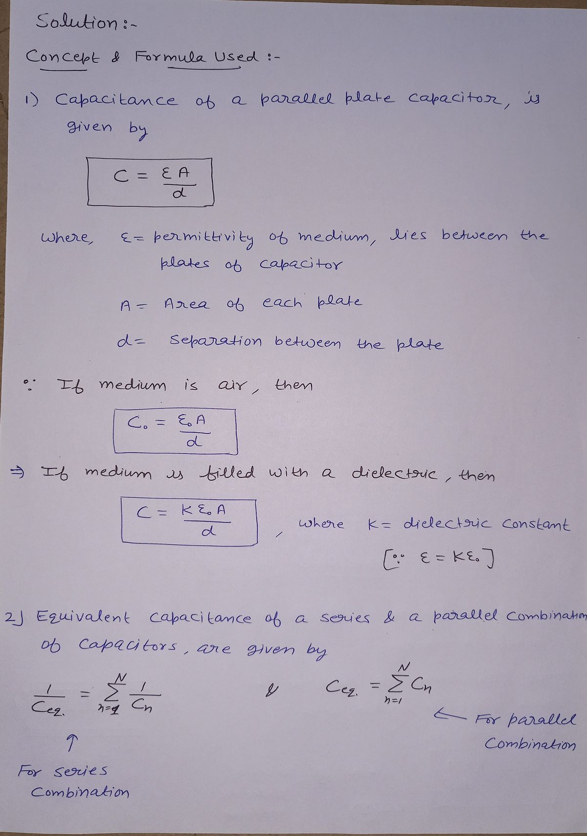 Physics homework question answer, step 1, image 1