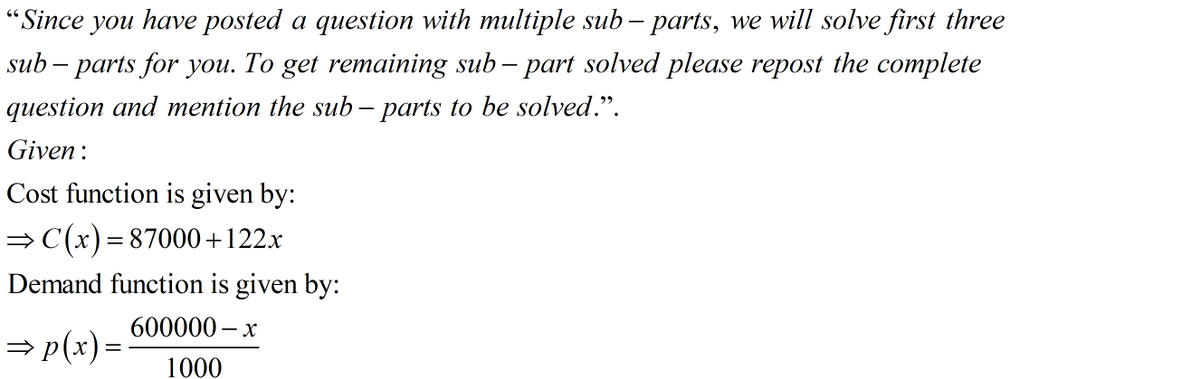 Calculus homework question answer, step 1, image 1