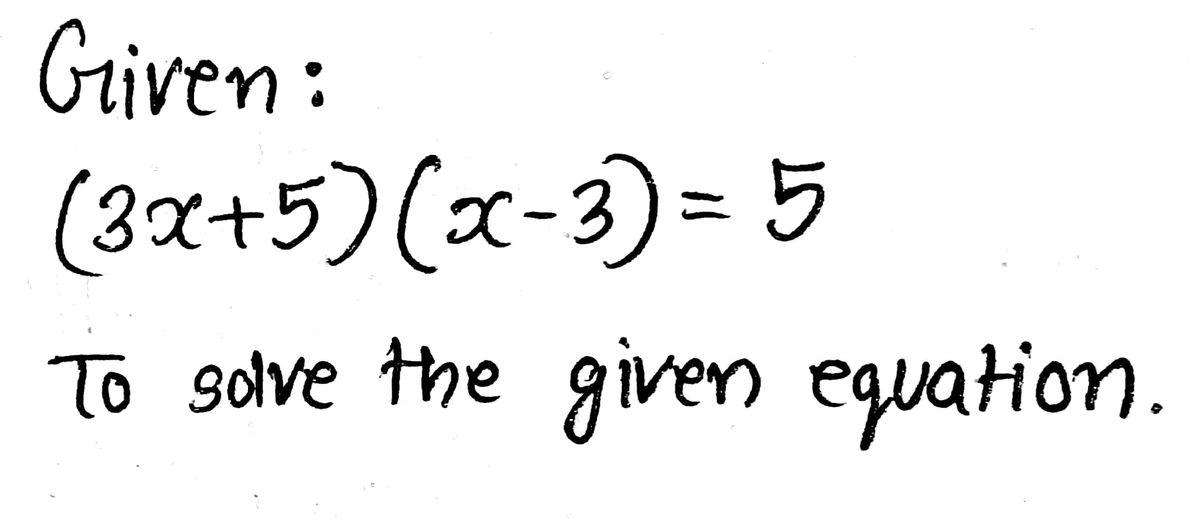 3x 5 X 3 Answer