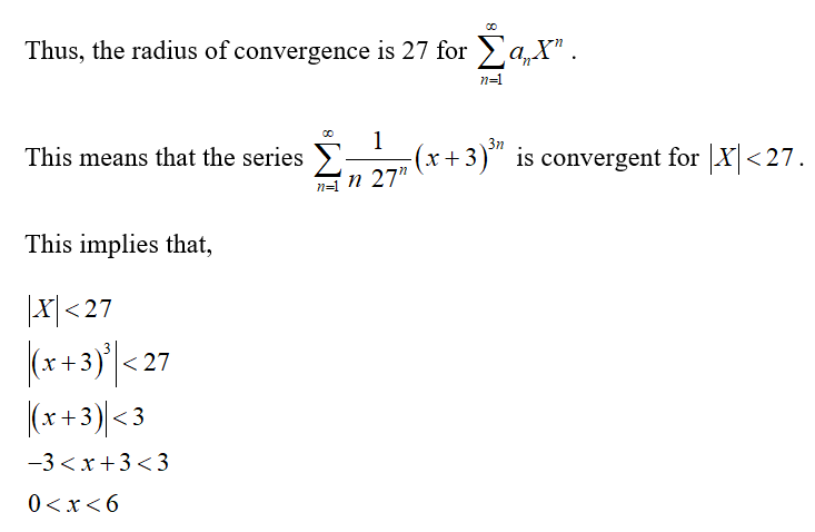 Answered Find The Interval Of Convergence Of The Bartleby