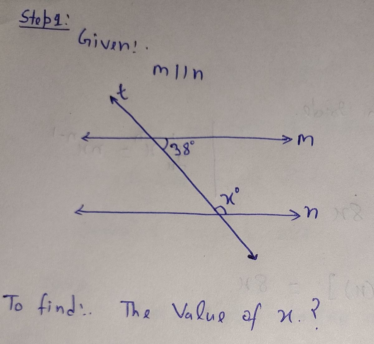 Geometry homework question answer, step 1, image 1