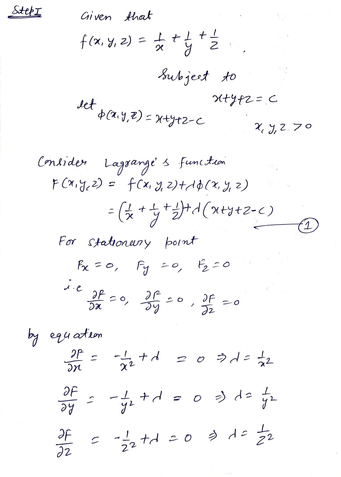 Advanced Math homework question answer, step 1, image 1