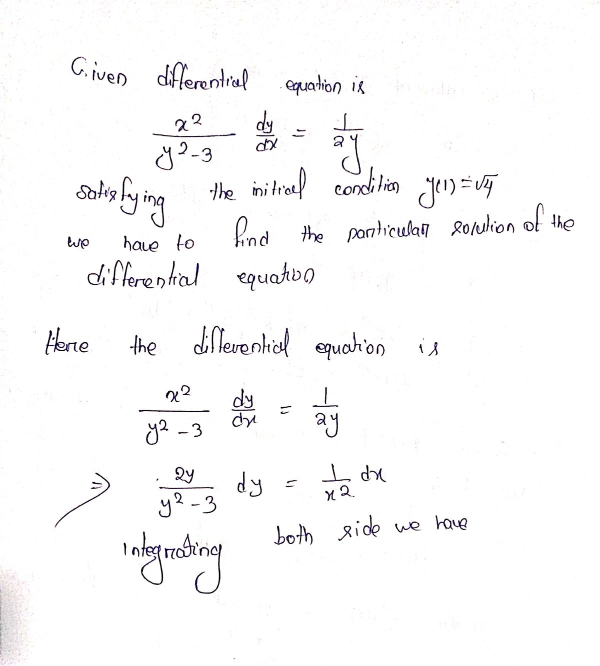 Advanced Math homework question answer, step 1, image 1