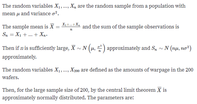 Answered: The amount of warpage in a type of… | bartleby