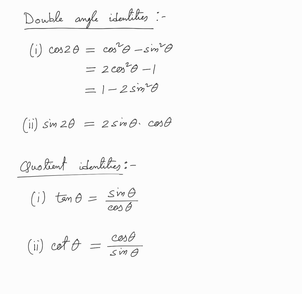 Trigonometry homework question answer, step 1, image 1