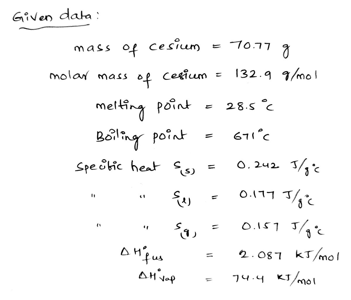 Chemistry homework question answer, step 1, image 1