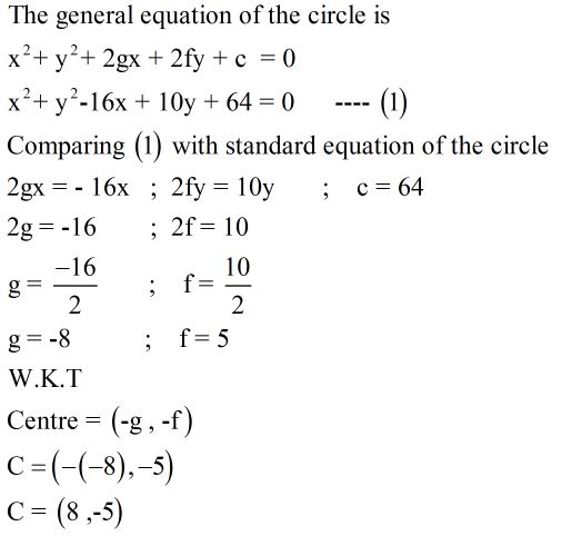 Answered Find The Center And Radius Of The Bartleby