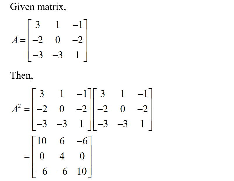 Answered The Matrix Given Is A A1a2a3 3 1 Bartleby 4418