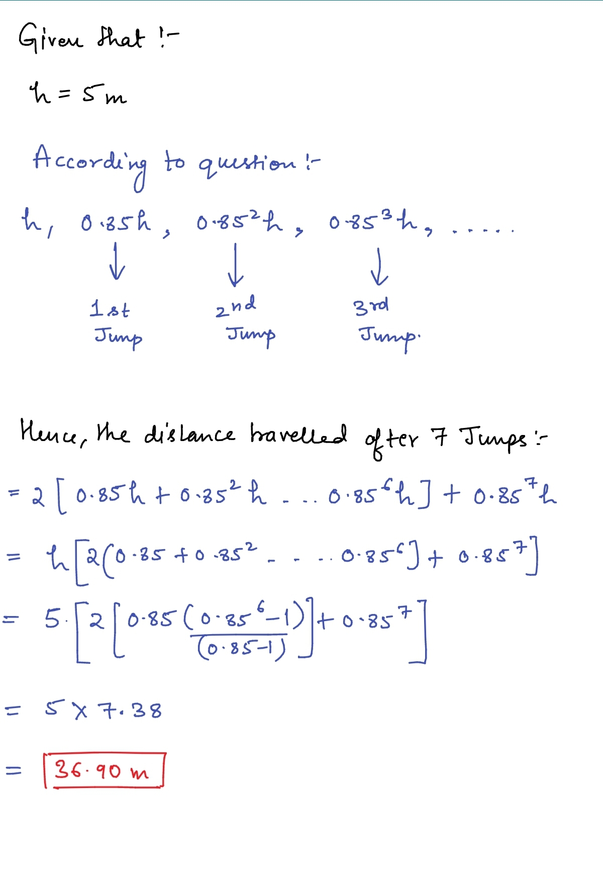 Physics homework question answer, step 1, image 1