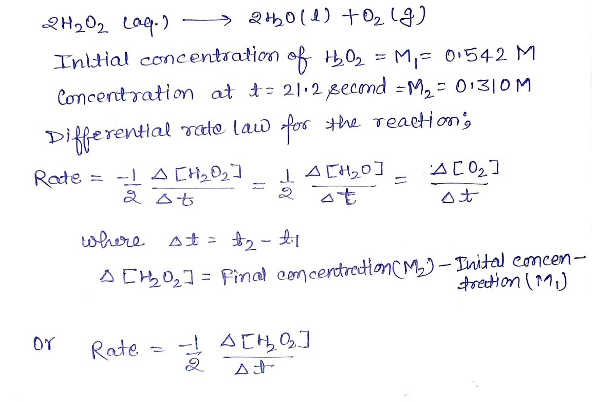 Chemistry homework question answer, step 1, image 1