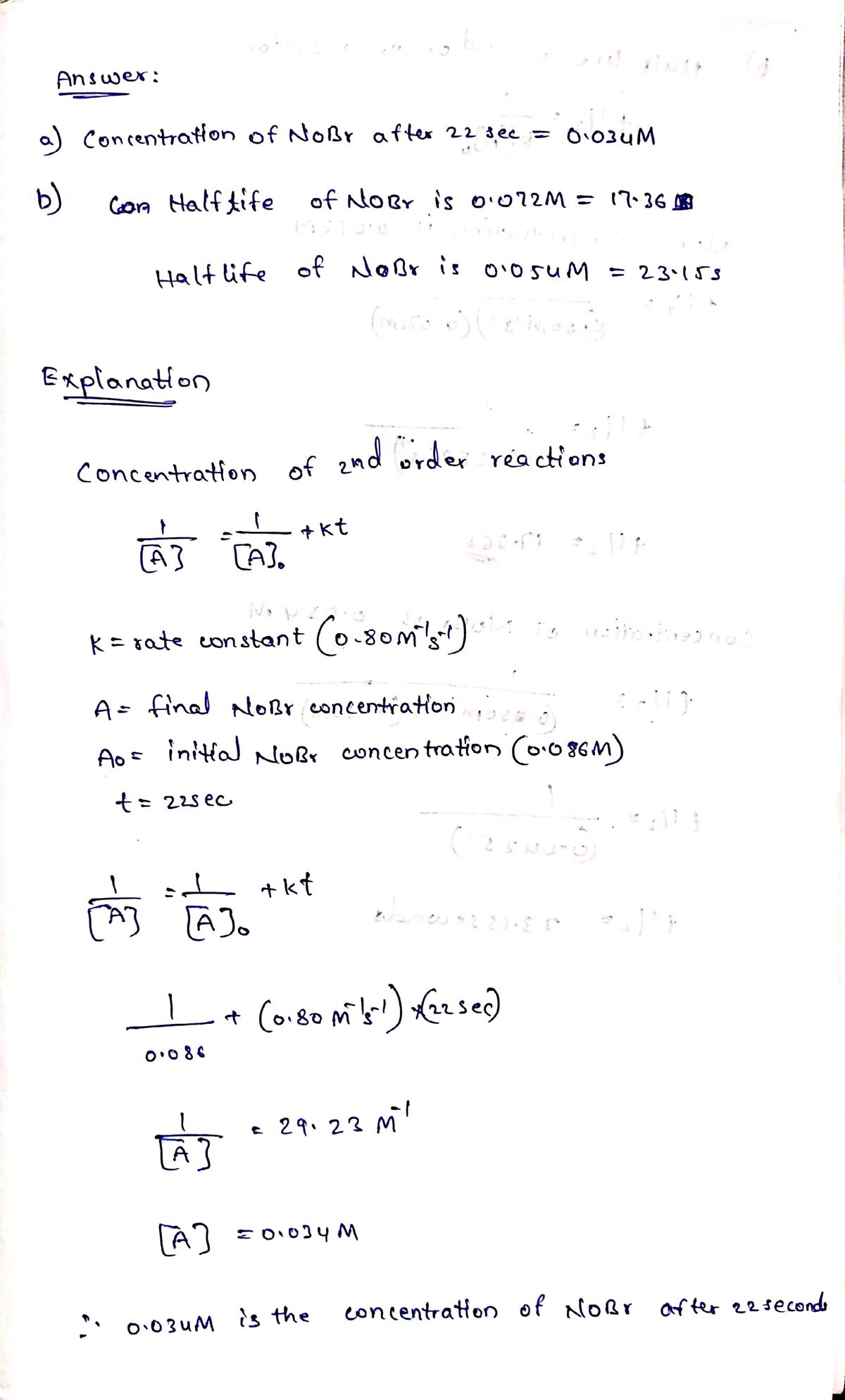 Chemistry homework question answer, step 1, image 1