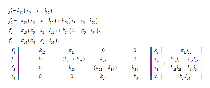 Answered: Suppose masses m1, m2, m3, m4 are… | bartleby