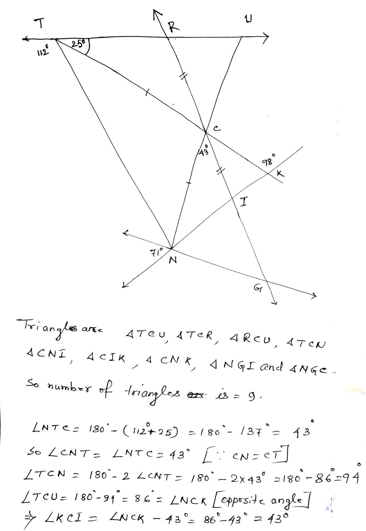 Geometry homework question answer, step 1, image 1