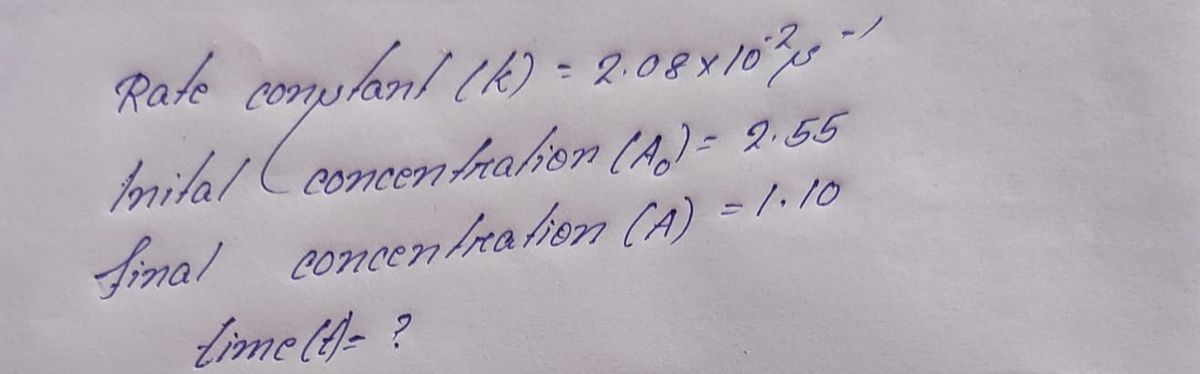 Chemistry homework question answer, step 1, image 1