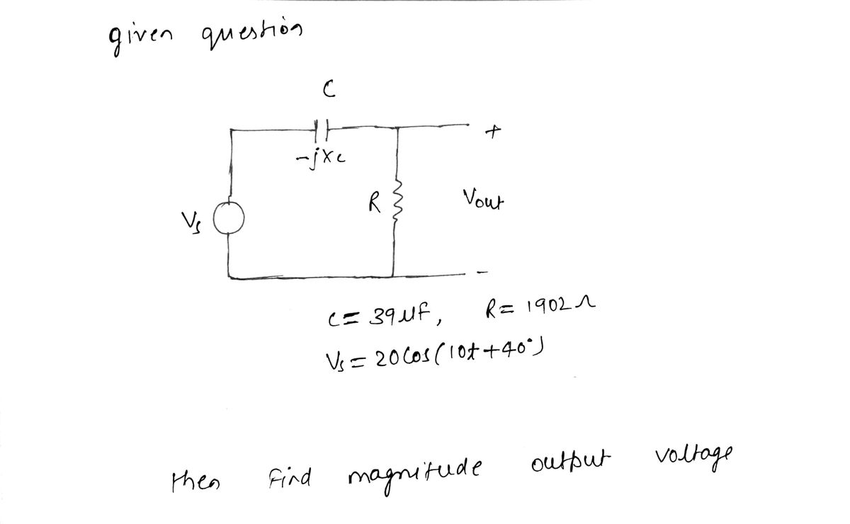 Electrical Engineering homework question answer, step 1, image 1