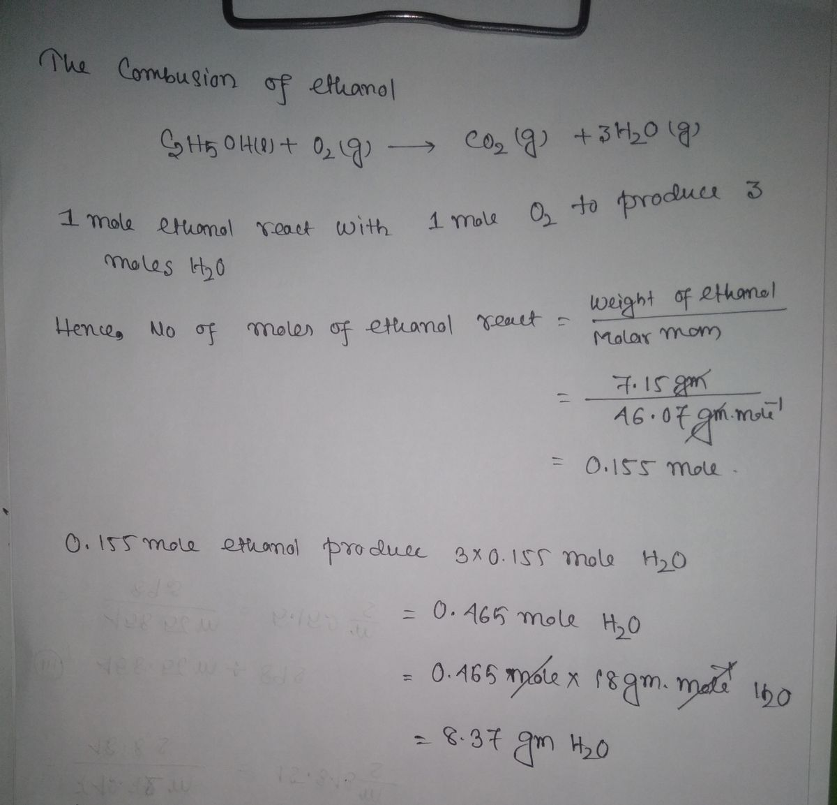 Chemistry homework question answer, step 1, image 1