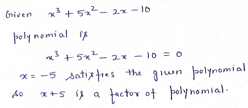 Answered: Factor completely x3 + 5x2 - 2x - 10 ,… | bartleby