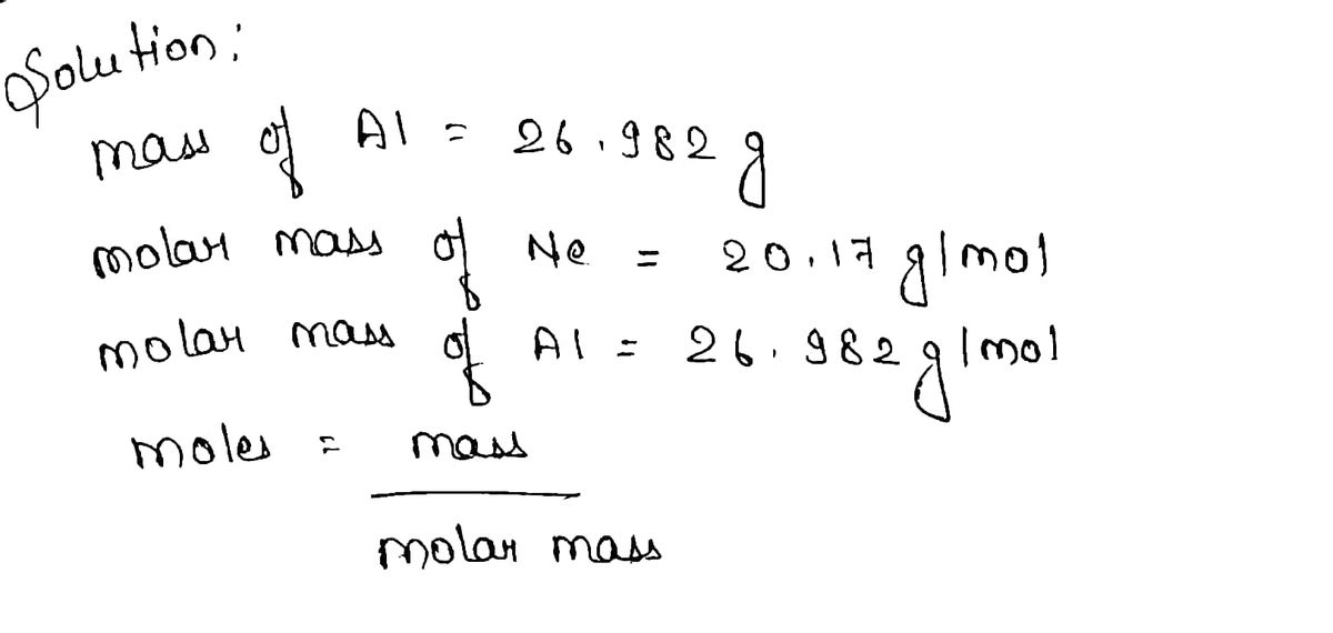 Chemistry homework question answer, step 1, image 1