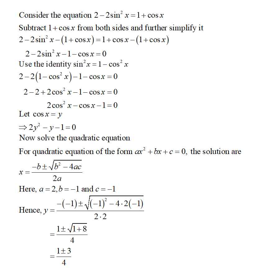 Answered: Solve the equation for exact solutions… | bartleby