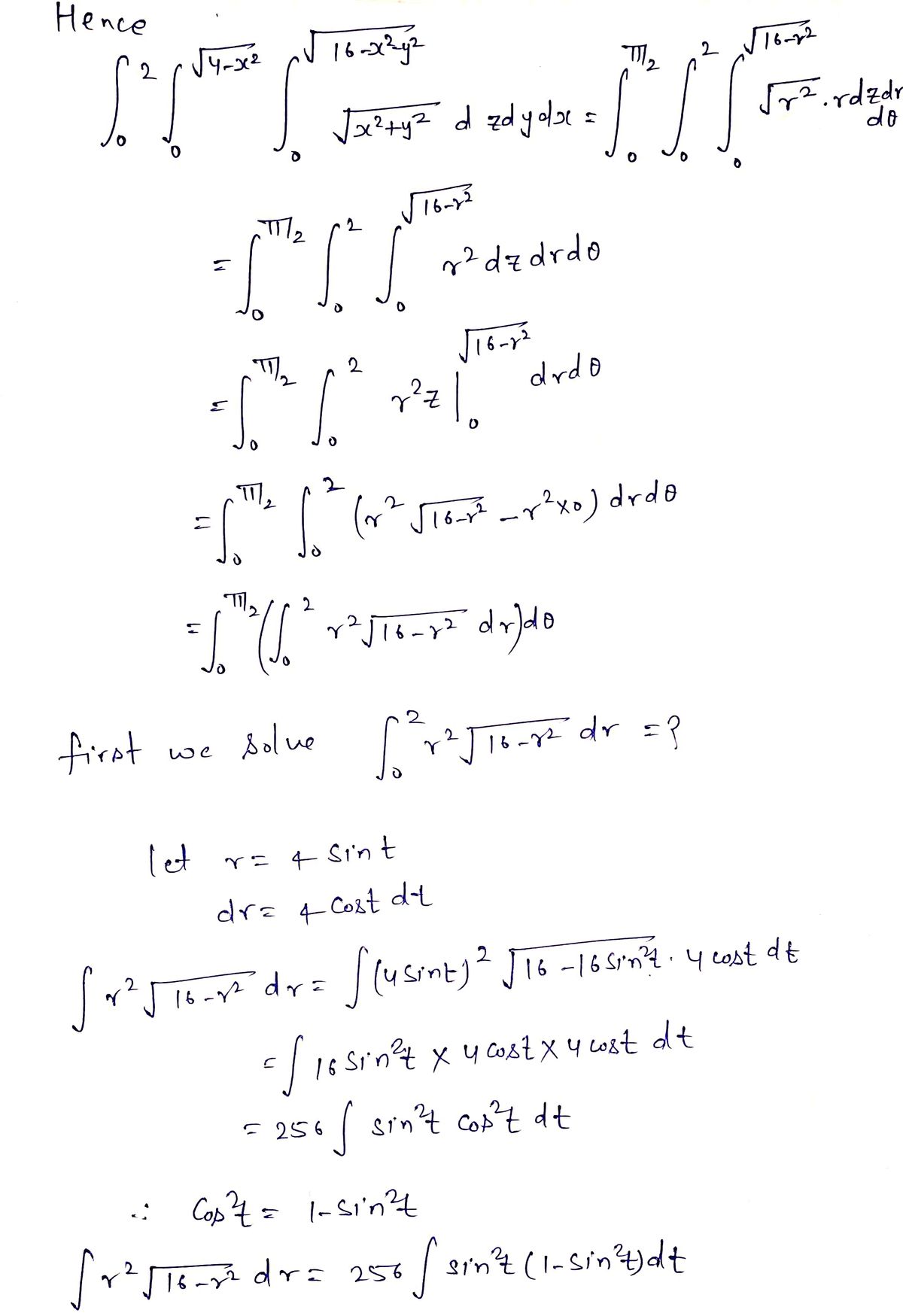 Advanced Math homework question answer, step 2, image 1