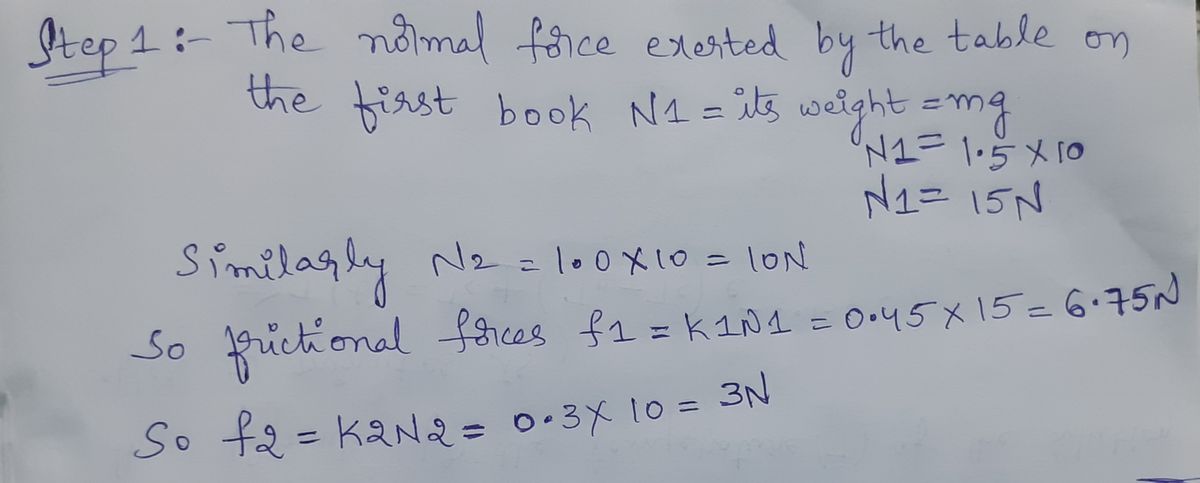 Physics homework question answer, step 1, image 1