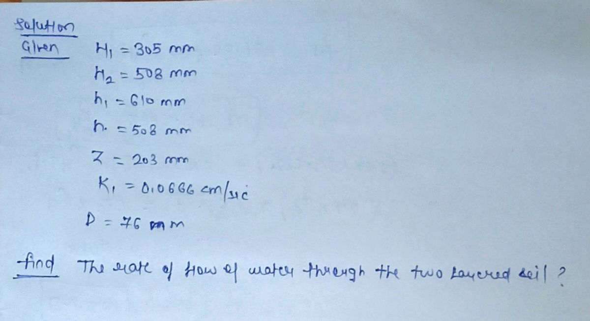 Civil Engineering homework question answer, step 1, image 1