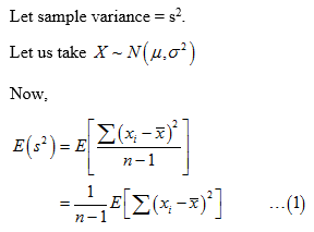 Answered: Give a Proof That the Sample Variance… | bartleby