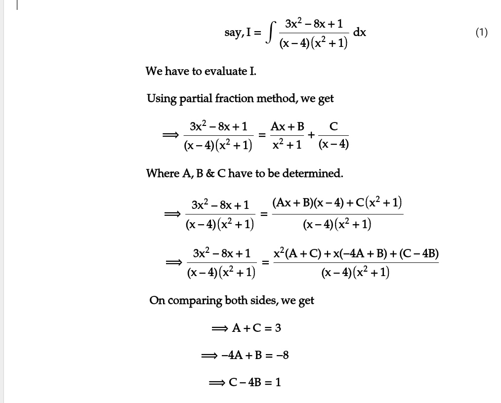 Advanced Math homework question answer, step 1, image 1